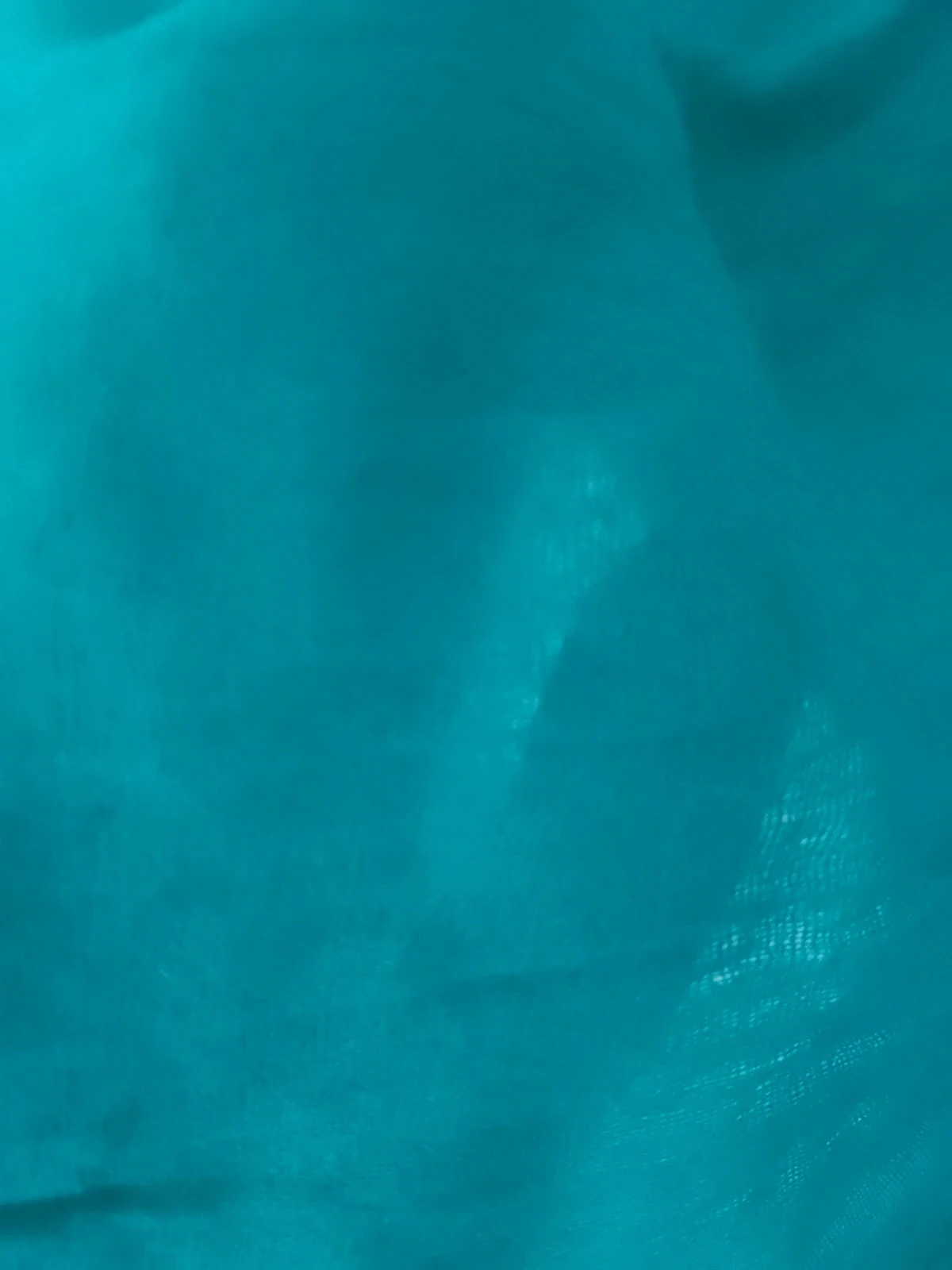 Large turquoise cotton bohemian scarf – photo 3